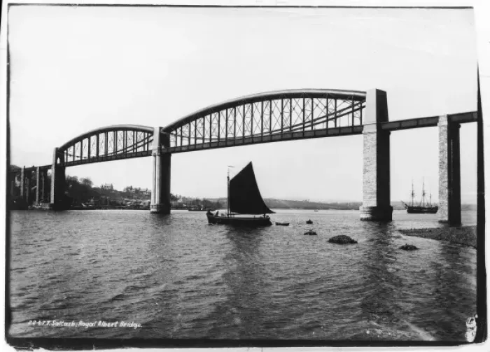 Framed Print : SALTASH - 1890 Framed Print : SALTASH - 1890