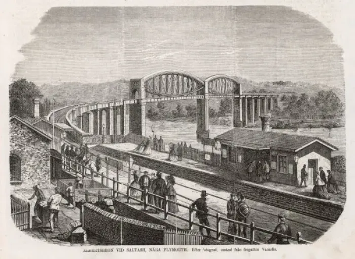 Framed Print : Saltash Viaduct