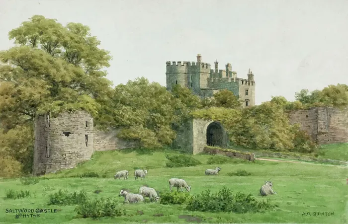 Framed Print : Saltwood Castle near Hythe, Kent Framed Print : Saltwood Castle near Hythe, Kent