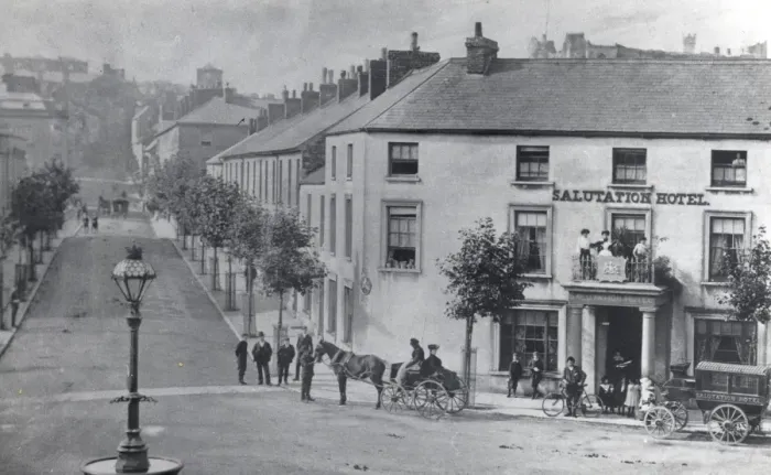 Framed Print : Salutation Hotel, Haverfordwest, South Wales Framed Print : Salutation Hotel, Haverfordwest, South Wales