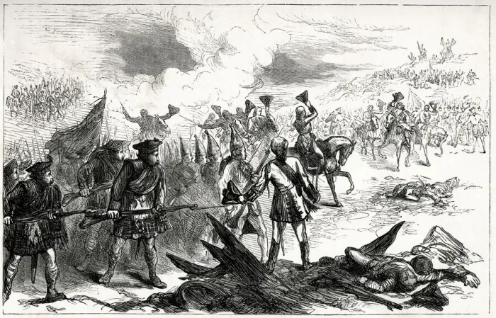 Framed Print : The Salute at the Battle of Fontenoy, 11 May 1745, during the War of the Austrian Framed Print : The Salute at the Battle of Fontenoy, 11 May 1745, during the War of the Austrian
