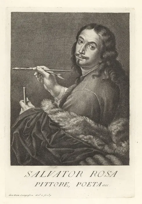 Framed Print : Salvator Rosa, Italian Baroque painter, 1615-1673 Framed Print : Salvator Rosa, Italian Baroque painter, 1615-1673