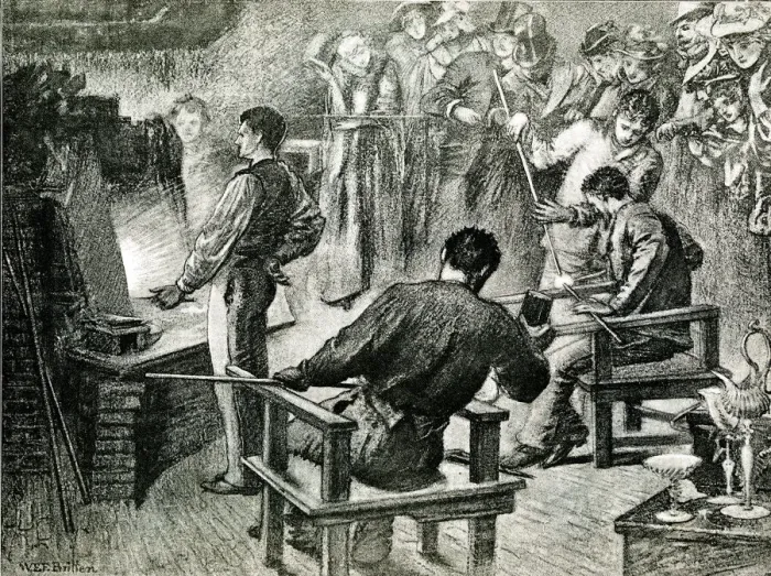 Framed Print : Salviati, Venetian glassblowers, London Framed Print : Salviati, Venetian glassblowers, London