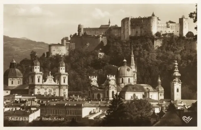 Framed Print : Salzburg - Cathedral and Hohensalzburg Castle Framed Print : Salzburg - Cathedral and Hohensalzburg Castle
