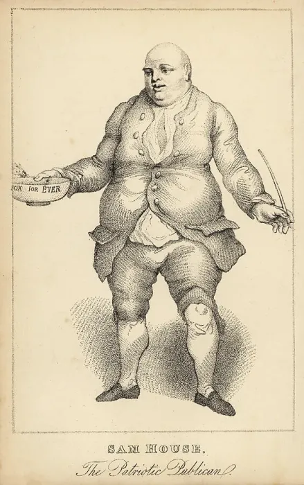 Framed Print : Sam House, the Patriotic Publican or Liberty Boy, died 1785 Framed Print : Sam House, the Patriotic Publican or Liberty Boy, died 1785