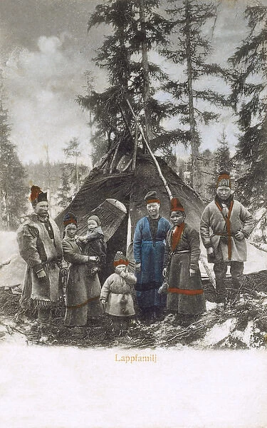Sami Family, Sweden