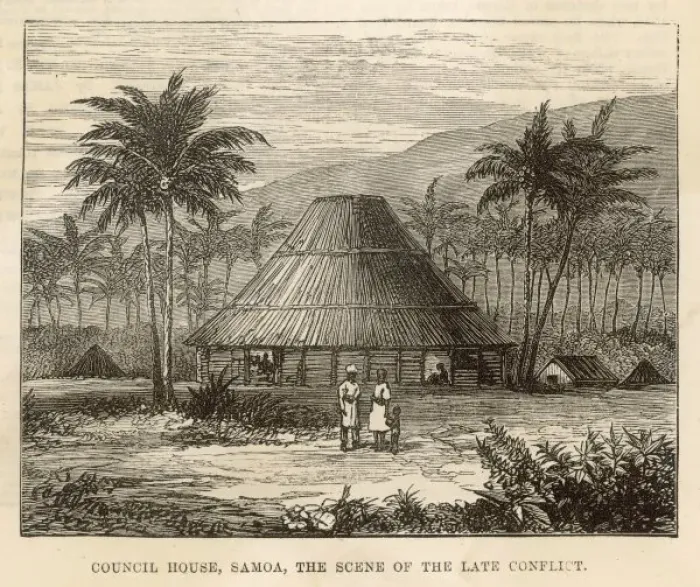 Framed Print : Samoa / Council House Framed Print : Samoa / Council House