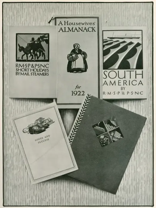 Framed Print : Samples of 1920s booklets Framed Print : Samples of 1920s booklets