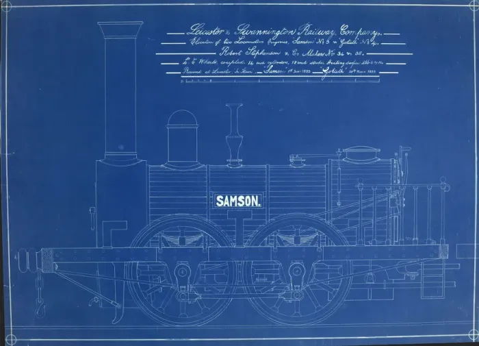 Framed Print : Samson engine by Robert Stephenson & Co Framed Print : Samson engine by Robert Stephenson & Co