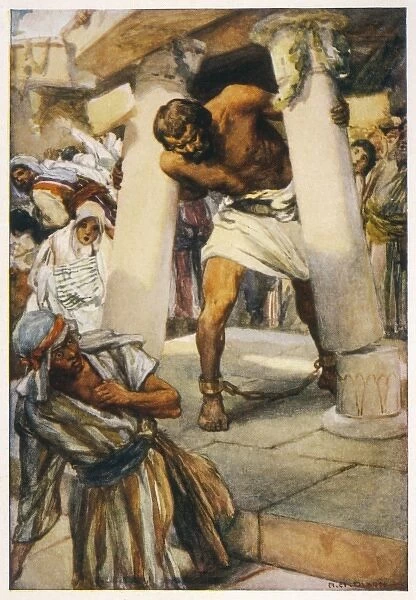 Samson Pulls down Temple