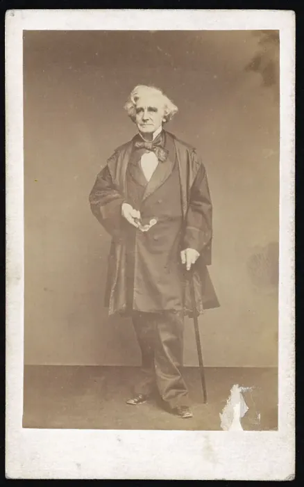 Framed Print : Samuel Carter Hall Cdv 1800 1889 Irish Born Editor Framed Print : Samuel Carter Hall Cdv 1800 1889 Irish Born Editor