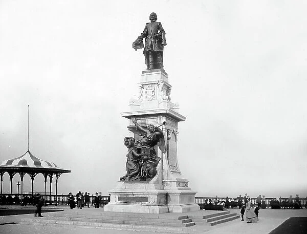 Samuel de Champlain Monument, Quebec, Canada, early 1900s