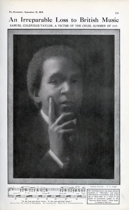 Framed Print : Samuel Coleridge-Taylor Framed Print : Samuel Coleridge-Taylor