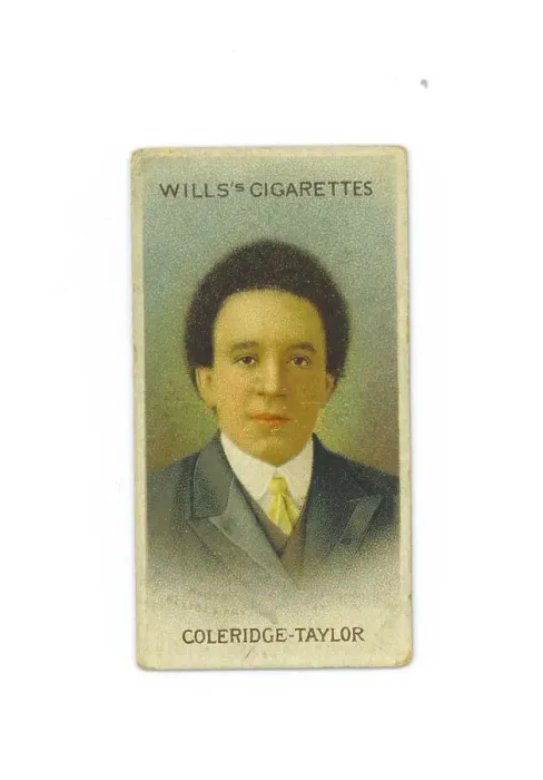 Framed Print : Samuel Coleridge-Taylor cigarette card Framed Print : Samuel Coleridge-Taylor cigarette card