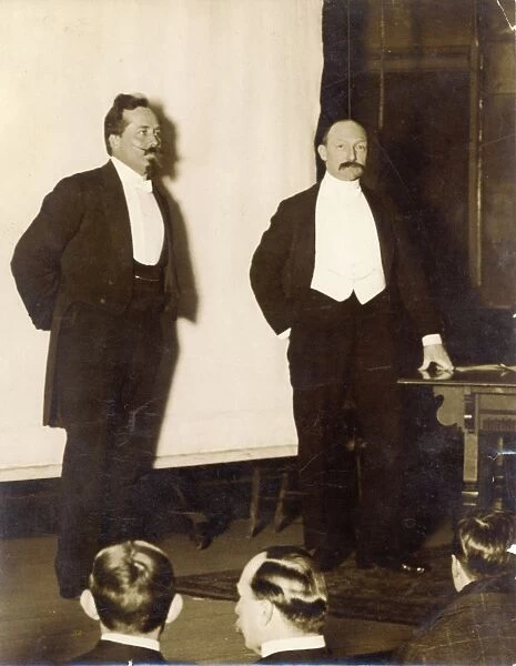 Samuel F Cody, left, and B Fs Baden-Powell