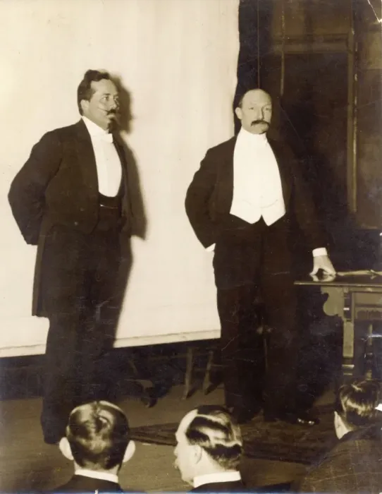 Framed Print : Samuel F Cody, left, and B Fs Baden-Powell Framed Print : Samuel F Cody, left, and B Fs Baden-Powell