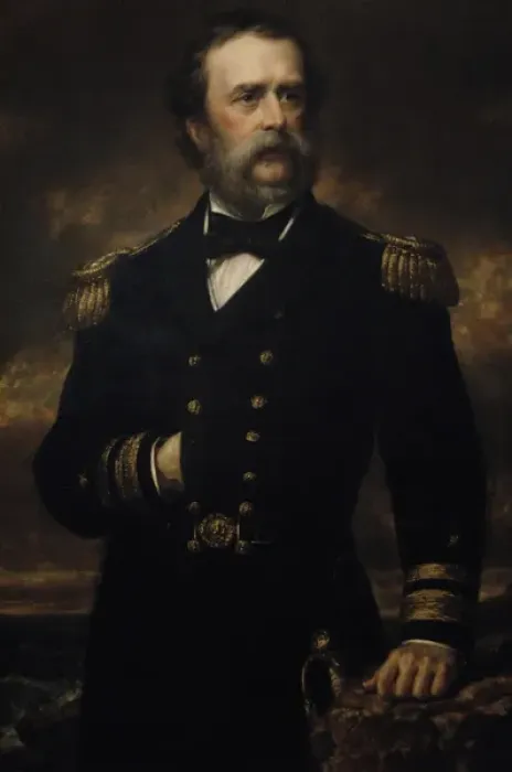 Framed Print : Samuel Francis Du Pont (1803-1865). American naval officer Framed Print : Samuel Francis Du Pont (1803-1865). American naval officer