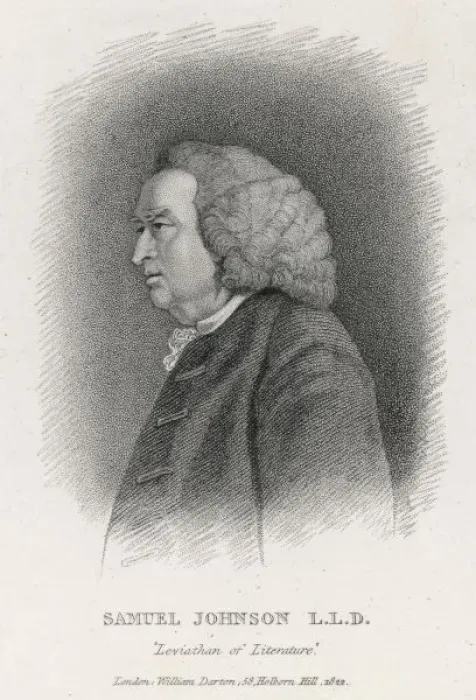Framed Print : Samuel Johnson / Darton Framed Print : Samuel Johnson / Darton
