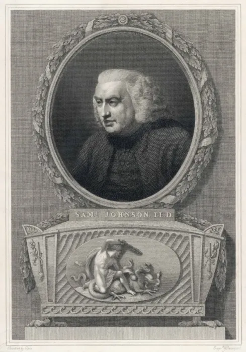 Framed Print : Samuel Johnson / Davenport Framed Print : Samuel Johnson / Davenport