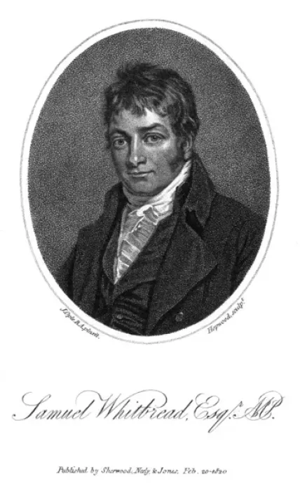 Framed Print : Samuel Whitbread Framed Print : Samuel Whitbread