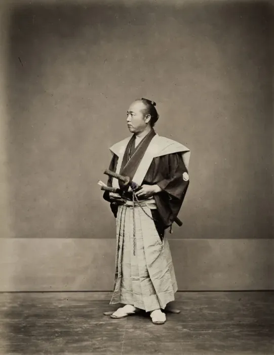 Framed Print : Samurai with two swords, Japan Framed Print : Samurai with two swords, Japan