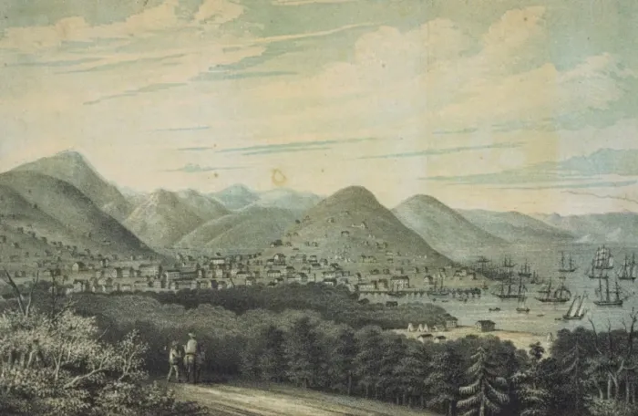 Framed Print : San Francisco, 1850 Framed Print : San Francisco, 1850