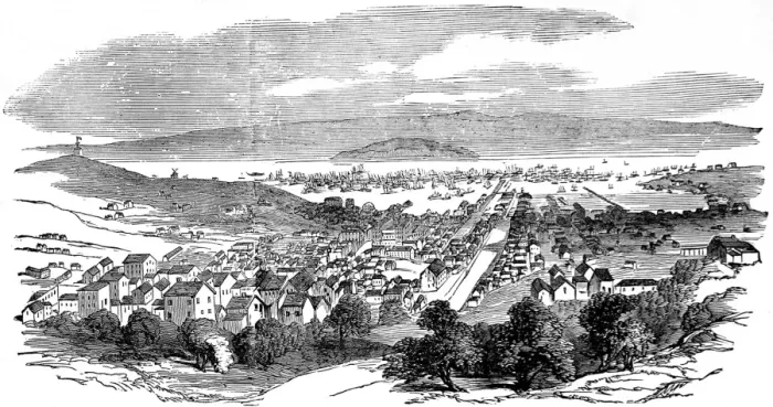 Framed Print : San Francisco, California, 1851 Framed Print : San Francisco, California, 1851