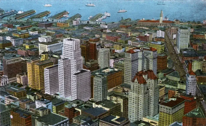 Framed Print : San Francisco, California, USA - The Business District Framed Print : San Francisco, California, USA - The Business District