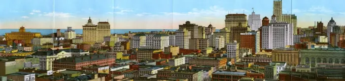 Framed Print : San Francisco, California, USA - Skyline of Business section Framed Print : San Francisco, California, USA - Skyline of Business section