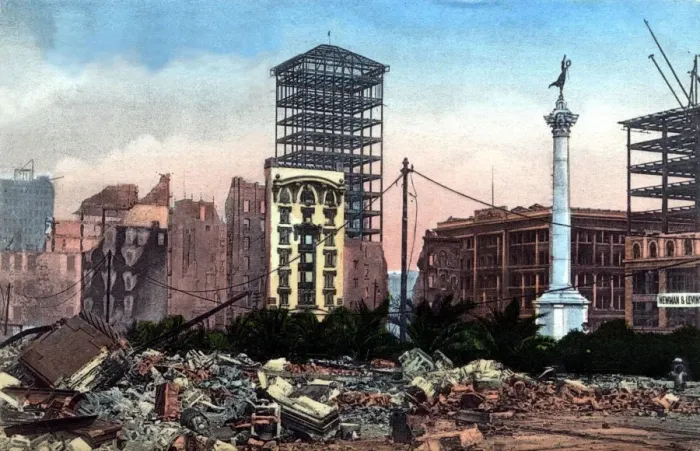 Framed Print : San Francisco earthquake 1906 Framed Print : San Francisco earthquake 1906