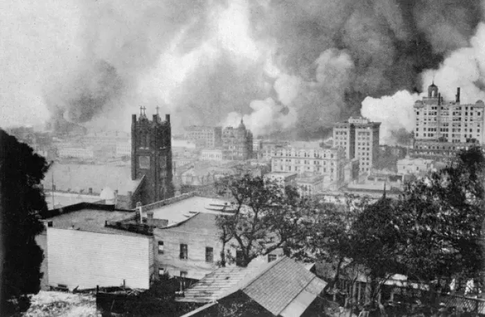 Framed Print : The San Francisco earthquake of April 18, 1906 Framed Print : The San Francisco earthquake of April 18, 1906