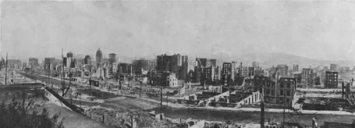 Framed Print : The San Francisco earthquake of April 18, 1906 Framed Print : The San Francisco earthquake of April 18, 1906