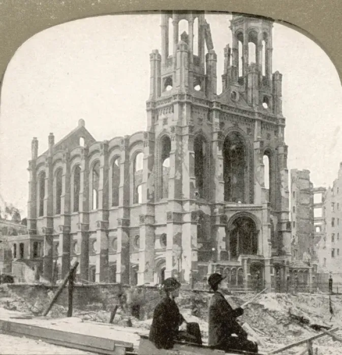 Framed Print : San Francisco earthquake, the Synagogue Framed Print : San Francisco earthquake, the Synagogue