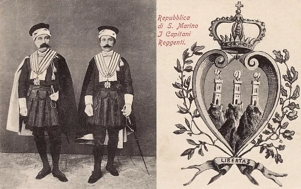 San Marino - Two guards in official state uniform