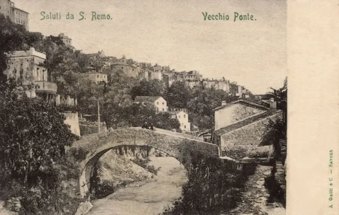 Framed Print : San Remo - Italy - The Old Bridge Framed Print : San Remo - Italy - The Old Bridge