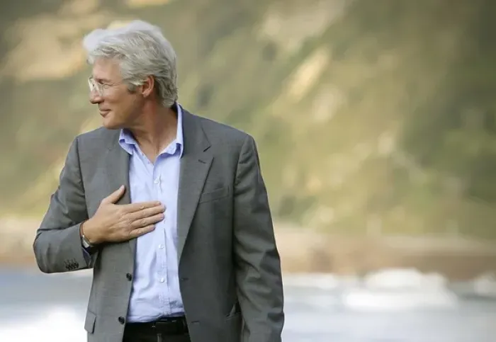 Framed Print : San SebastiᮮFestival 2007. Richard Gere Framed Print : San SebastiᮮFestival 2007. Richard Gere