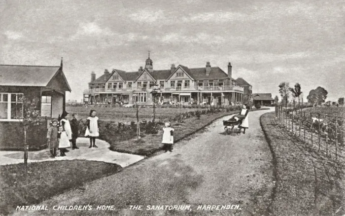 Framed Print : Sanatorium at National Childrens Home (NCH), Harpenden, Her Framed Print : Sanatorium at National Childrens Home (NCH), Harpenden, Her