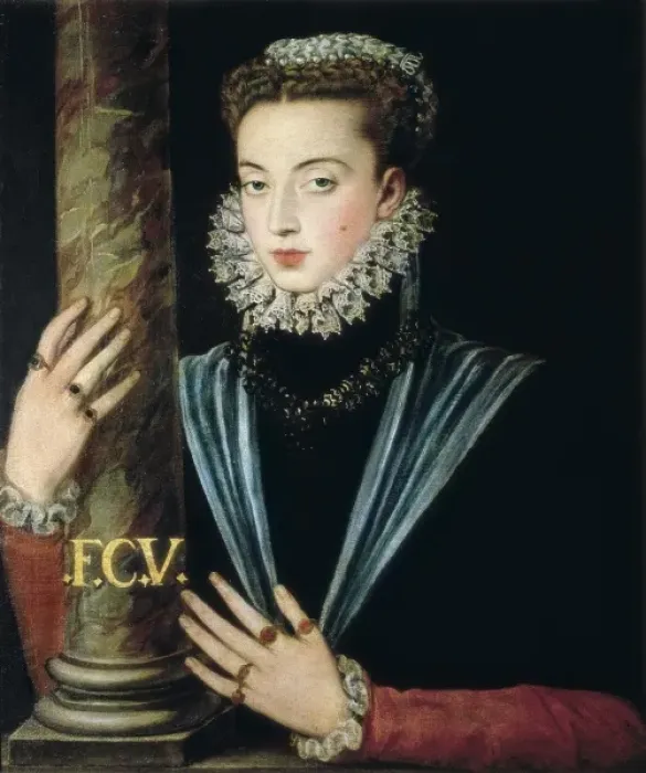 Framed Print : SANCHEZ COELLO, Alonso (1531-1588). Portrait Framed Print : SANCHEZ COELLO, Alonso (1531-1588). Portrait