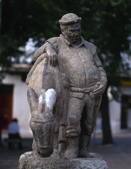 Framed Print : Sancho Panza. Statue Framed Print : Sancho Panza. Statue