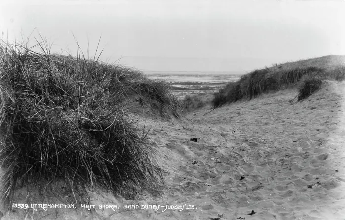 Framed Print : Sand Dunes at Littlehampton West Shore Framed Print : Sand Dunes at Littlehampton West Shore