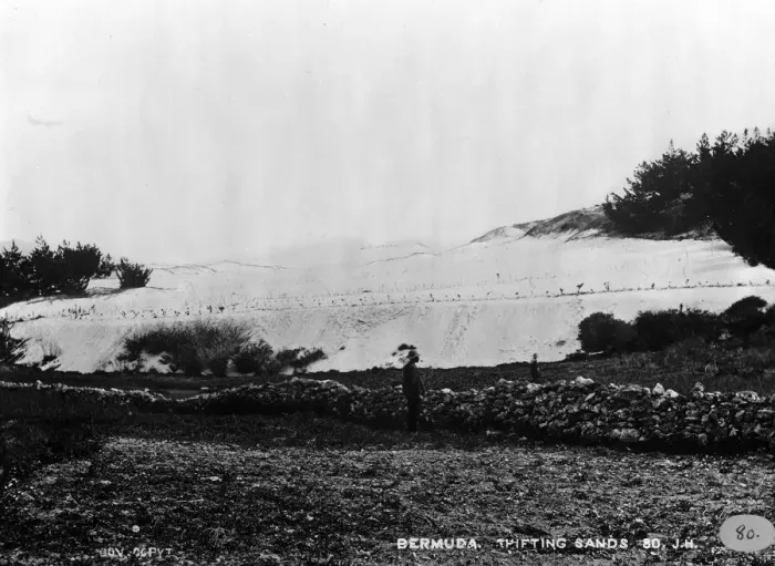Framed Print : Sand hills in Bermuda 1873 Framed Print : Sand hills in Bermuda 1873