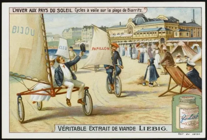 Framed Print : Sand Yachting C1903 Framed Print : Sand Yachting C1903