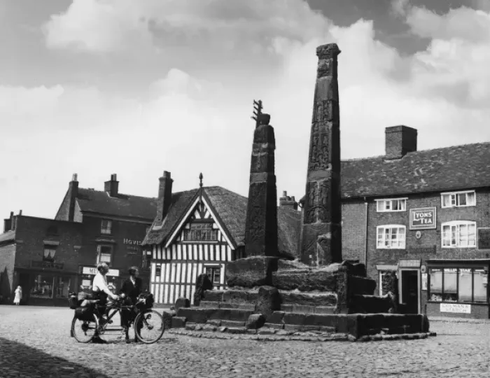 Framed Print : Sandbach Crosses Framed Print : Sandbach Crosses