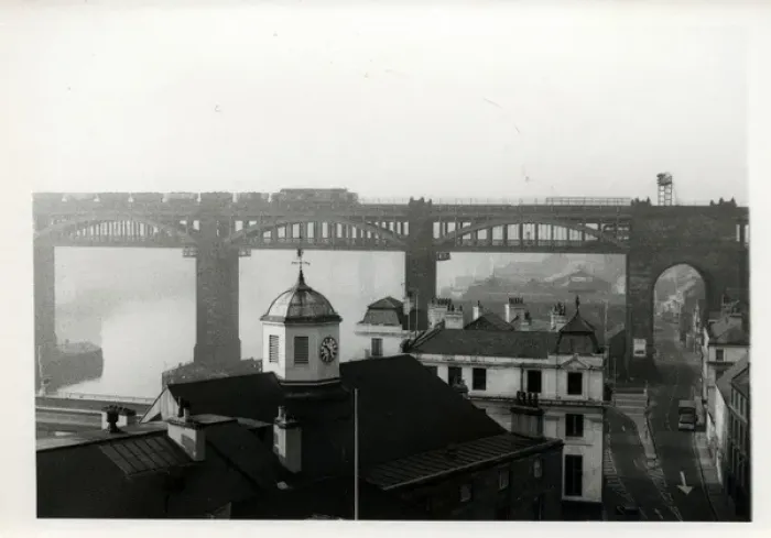 Framed Print : Sandhill - High Level Railway Bridge, Newcastle-Upon-Tyne Framed Print : Sandhill - High Level Railway Bridge, Newcastle-Upon-Tyne