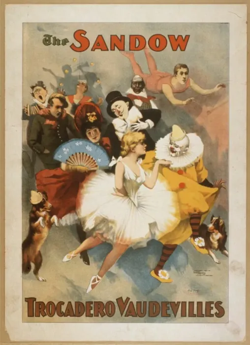 Framed Print : The Sandow Trocadero Vaudevilles Framed Print : The Sandow Trocadero Vaudevilles