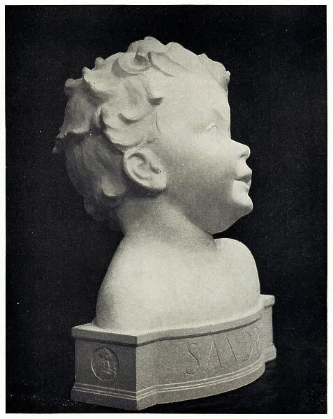 Sandra. A portrait sculpture showing the head of Sandra