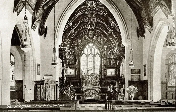 Framed Print : Sandringham Church interior, Norfolk Framed Print : Sandringham Church interior, Norfolk