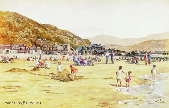Framed Print : The Sands, Barmouth, Gwynedd, North Wales Framed Print : The Sands, Barmouth, Gwynedd, North Wales