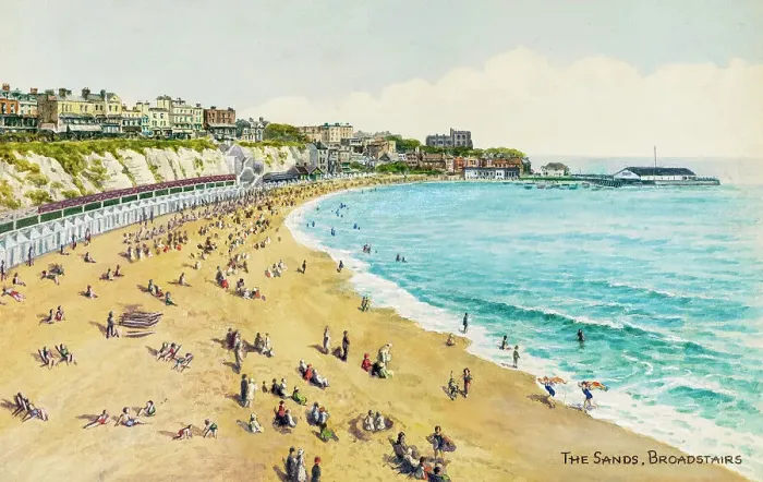 Framed Print : Sands at Broadstairs, Kent Framed Print : Sands at Broadstairs, Kent