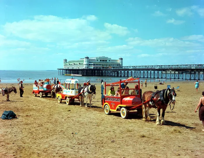 Framed Print : The sands from Grand Pier, Weston-super-Mare Framed Print : The sands from Grand Pier, Weston-super-Mare